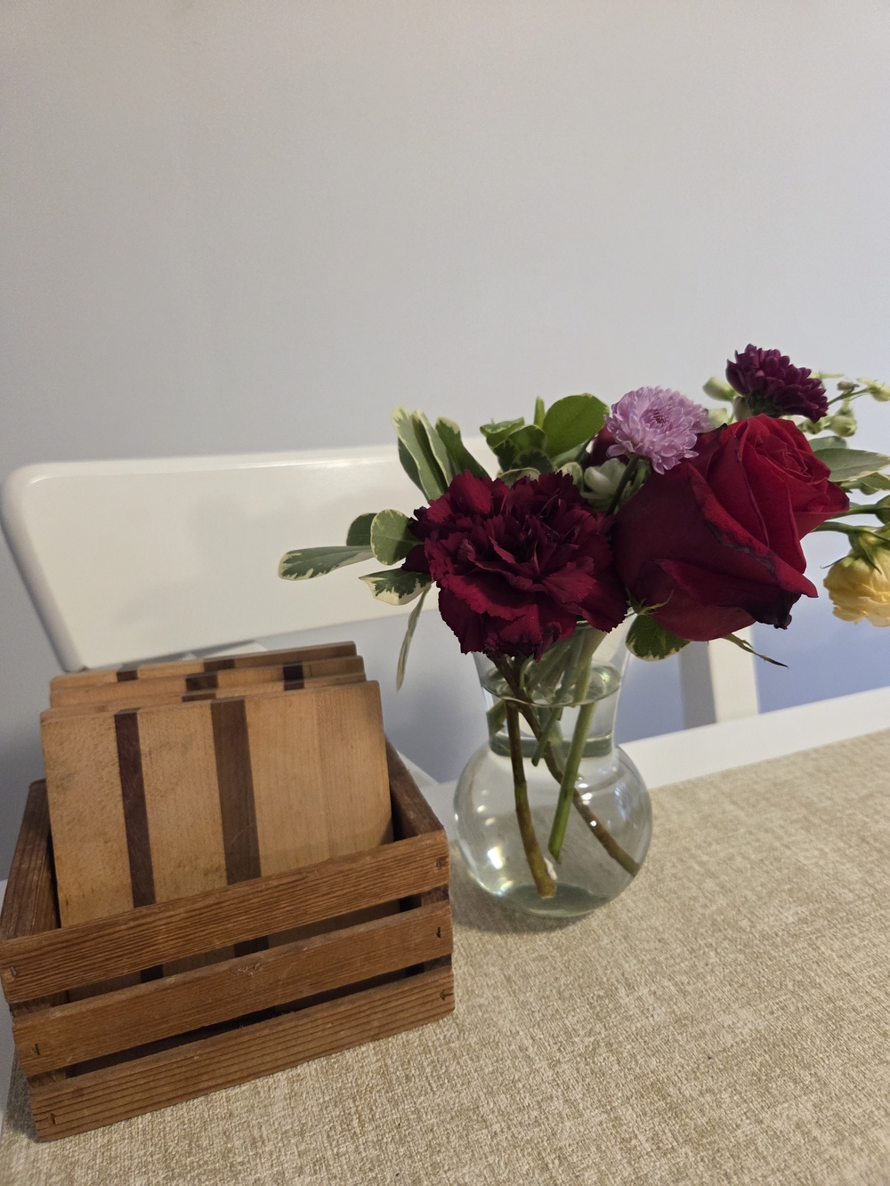 Solid Wood Coaster Set